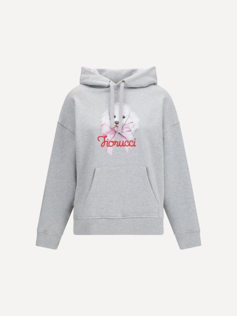 FIORUCCI Relaxed poodle-print Hoodie