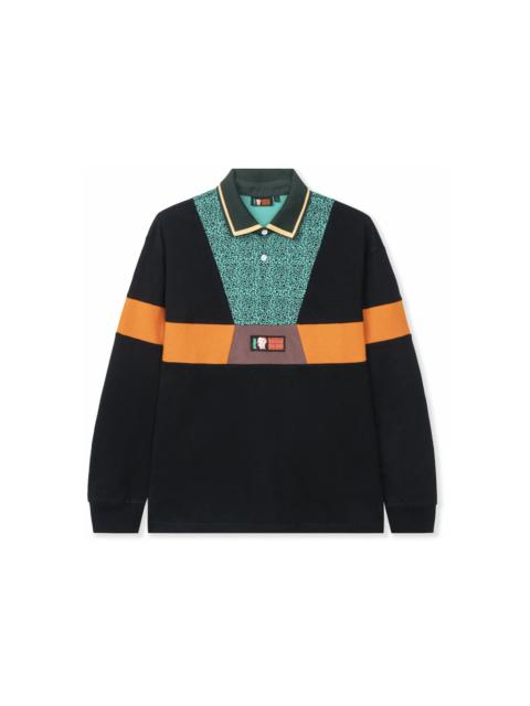 BRAIN DEAD Brain Dead x Prince Invert Longsleeve Rugby Black