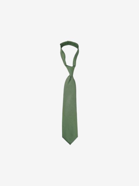 doublet textured-finish pointed-tip tie