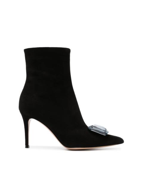 Gianvito Rossi Jaipur 85mm suede ankle boots