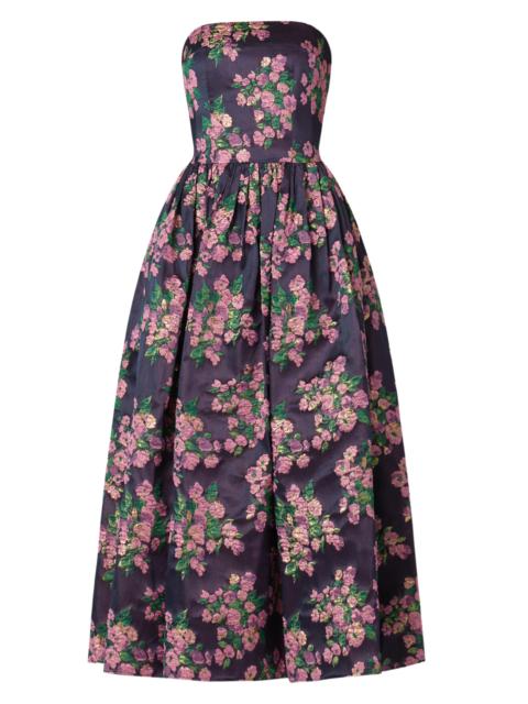 Shoshanna Women's Miller Floral A-Line Dress - Jet Ivory - 5590652