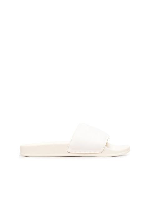 Heron Preston tonal logo debossed slides