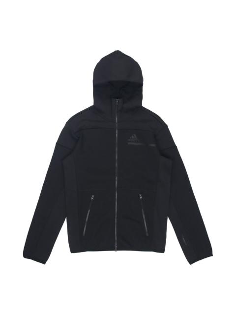 adidas adidas Sports Stylish Zipper Hooded Jacket Black GM6531