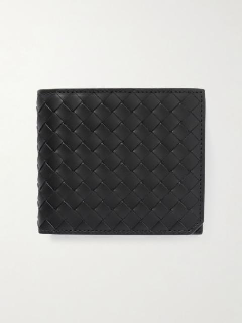 Bottega Veneta Intrecciato Leather Billfold Wallet Black