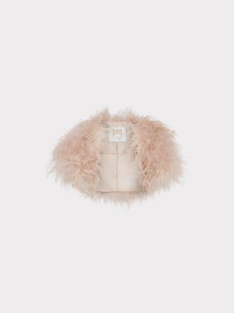 MILLY Feather Bolero
