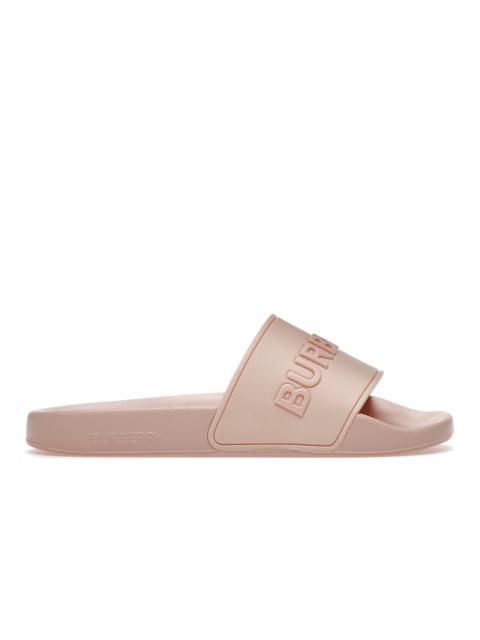 Burberry Burberry Embossed Logo Slides Peach Pink (W)