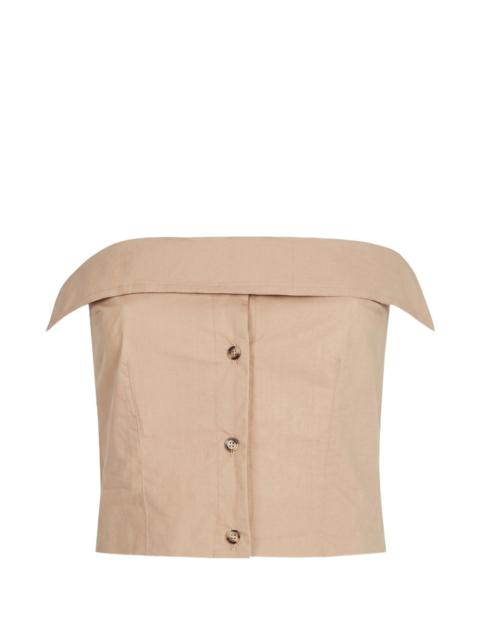Nanushka Deidre off-shoulder top
