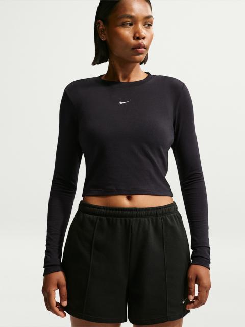 Nike Nike Sportswear Chill Knit Women's Slim Long-Sleeve Cropped Top