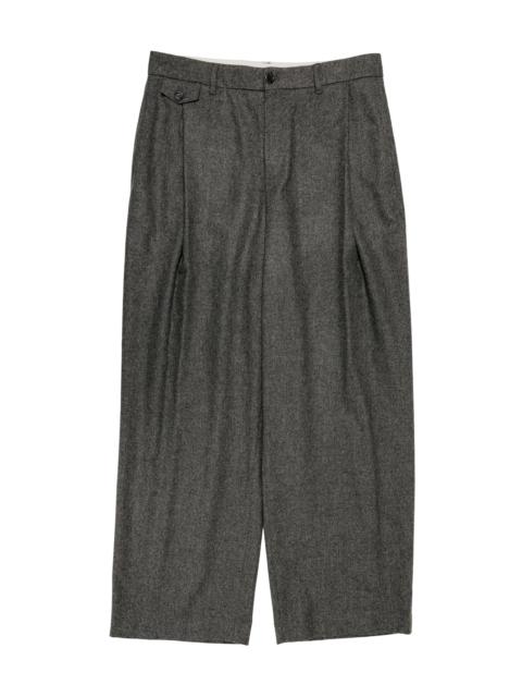 AMOMENTO Tapered Wool Pants Charcoal