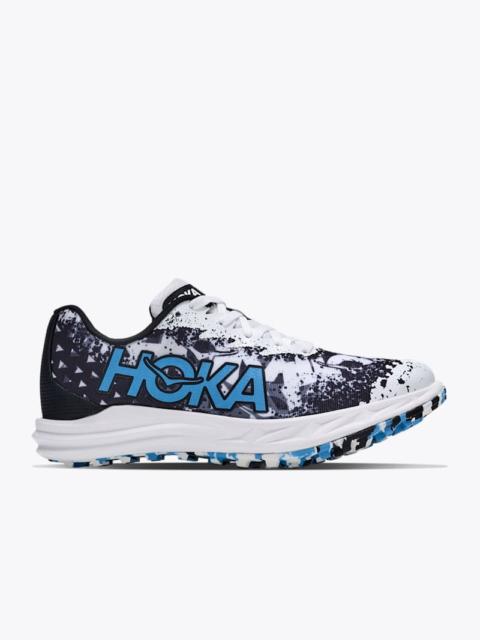 HOKA Crescendo XC Spikeless Shoes in Black/Skyward Blue