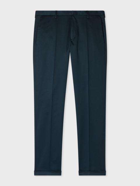 Paul Smith Slim-Fit Navy Cotton-Stretch Chinos