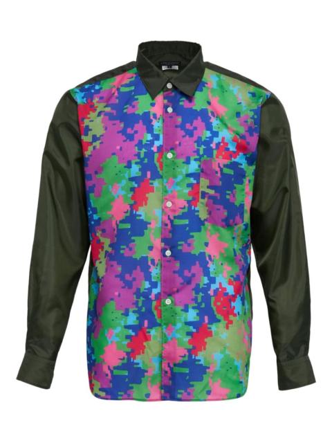 Comme des Garçons Homme Plus colour-block-print shirt