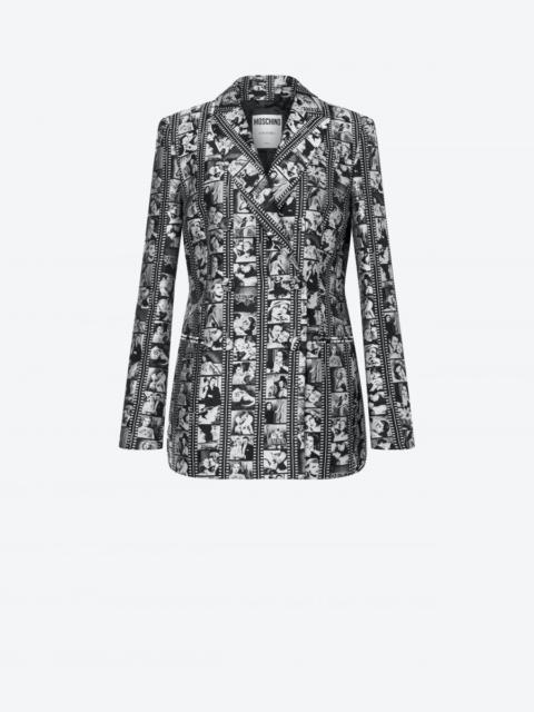 Moschino FILMSTRIP JACQUARD JACKET