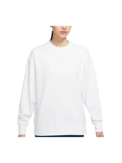 Nike Nike Dri-FIT Training Sports Quick Dry Round Neck Pullover Hoodie White DD5468-100