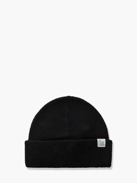 Merz b. Schwanen MERZ B. SCHWANEN MWBN05 MERINO BEANIE DEEP BLACK