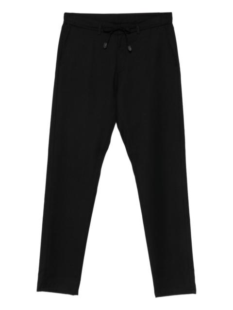 Canali drawstring trousers