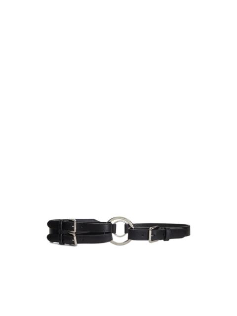 Polo Ralph Lauren double-buckle ring belt