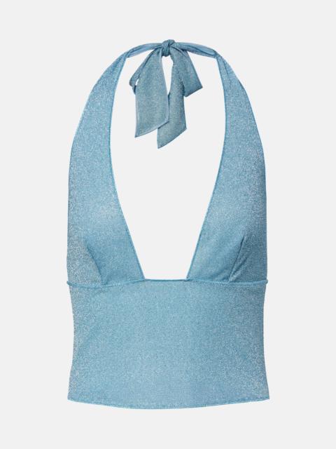 Oséree Lumière halterneck top