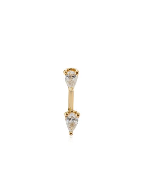 ANITA KO Orbit 18K Yellow Gold Diamond Single Earring