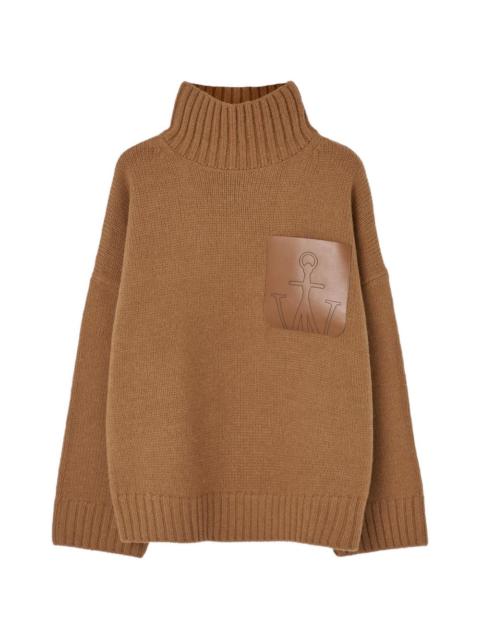 JW Anderson leather patch pocket sweater