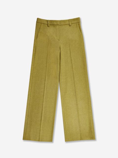 SLOWEAR Regular fit trousers in stretch flannel