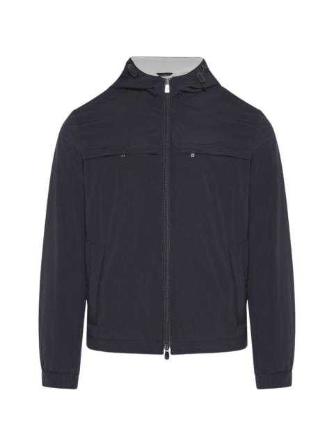 CORNELIANI zip-pocket hooded jacket