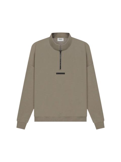 Fear of God Essentials Mockneck Half Zip 'Taupe'