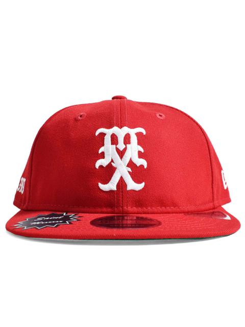 SAINT M×××××× RETRO CROWN 9FIFTY MX LOGO CAP (RED)