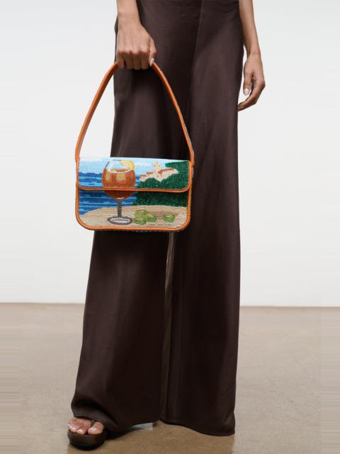 STAUD Tommy Beaded Bag - Sunset Spritz
