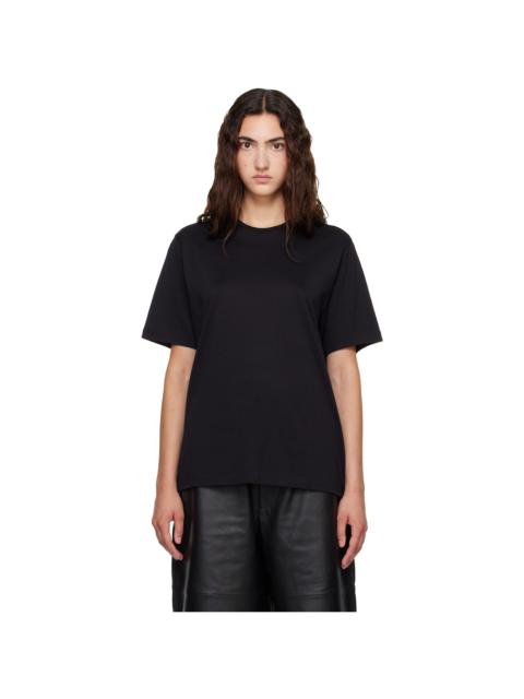 The Frankie Shop Black Harper Soft Organic T-shirt