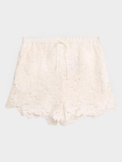 SIMKHAI Holly Lace Shorts