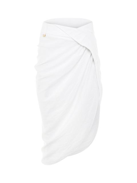 JACQUEMUS La Jupe Saudade Skirt in White