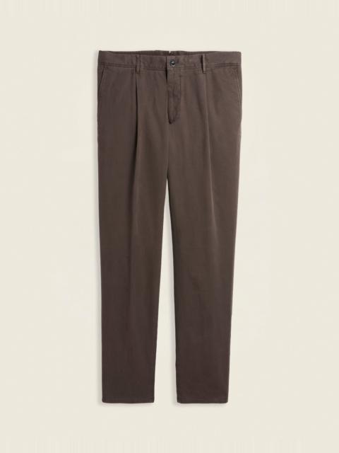 SLOWEAR Tapered-fit stretch cotton trousers