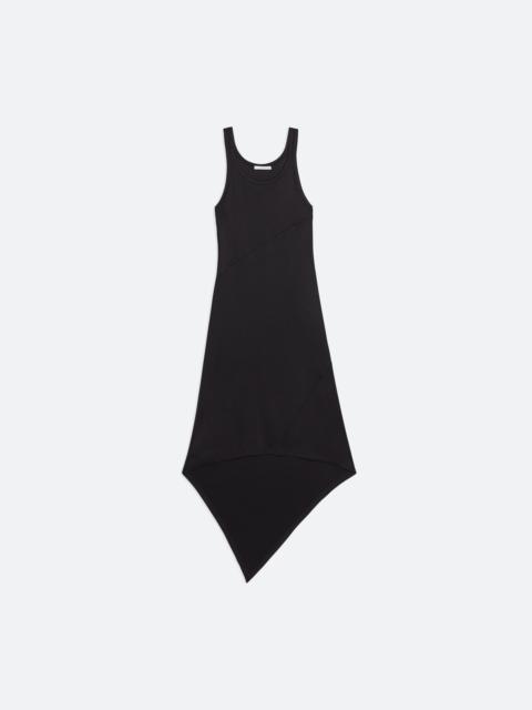 JERSERY SCARF HEM TANK DRESS