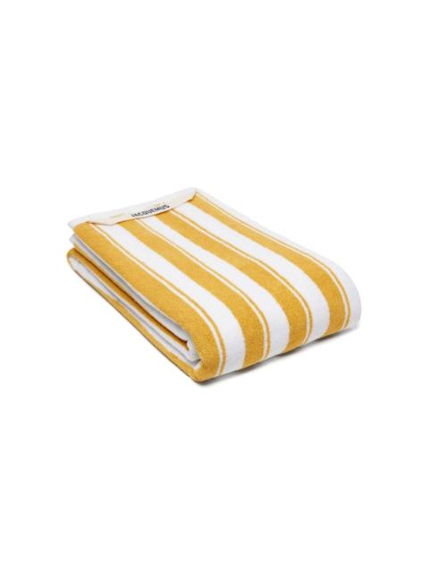 JACQUEMUS The Rayures beach towel