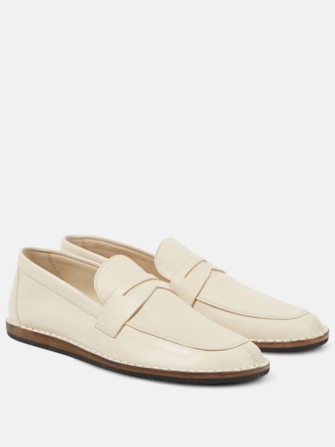 Cary leather penny loafers