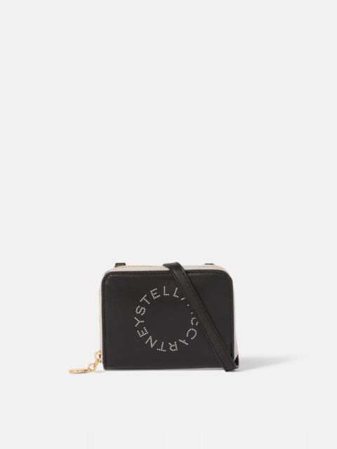 Stella McCartney Logo Zip Strap Cardholder