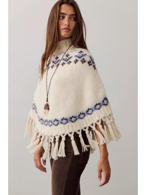 FREE PEOPLE Emma Printed Poncho