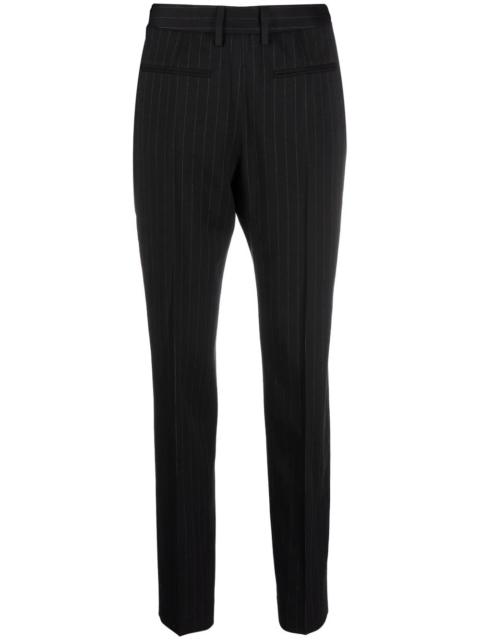 MM6 Maison Margiela pinstriped slim-cut trousers
