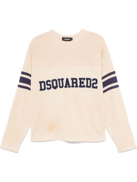 DSQUARED2 logo-embroidered sweater