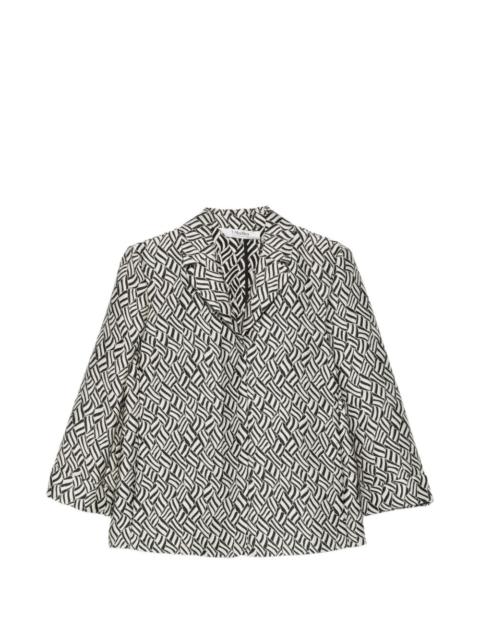 'S Max Mara Lira jacquard patterned blazer