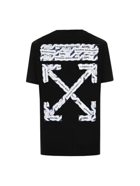 Off-White Off-White SS20 Back Arrows Sketch Short Sleeve Mens Logo Normal Fit OMAA027S201850031088