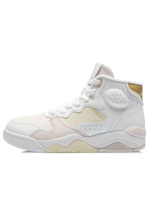 (WMNS) Li-Ning Classic Basketball Shoes 'White Yellow' AGBR082-2