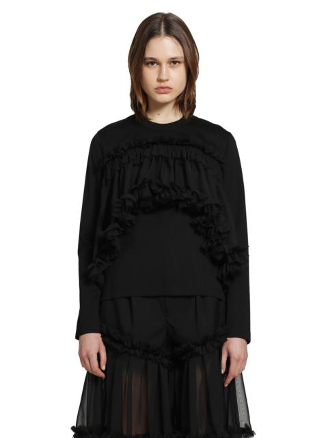 Noir Kei Ninomiya Tulle Long Sleeve T-shirt