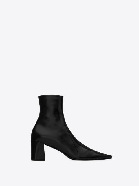 SAINT LAURENT rainer zipped boots in smooth leather