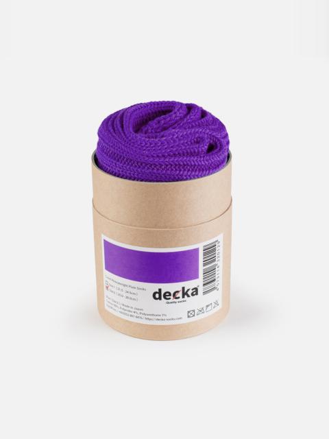 Iron Heart DEC-CAS-PUR Decka Cased Heavyweight Plain Socks - Purple
