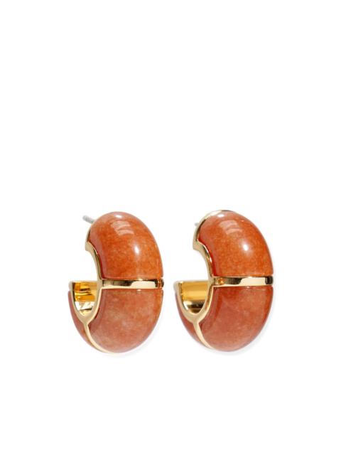 LIZZIE FORTUNATO Zellige hoop earrings