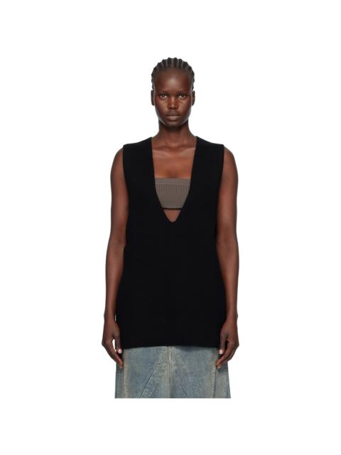 Rick Owens Black Concordians V Tank Top