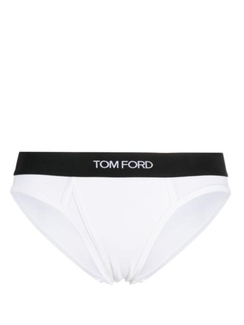 TOM FORD logo-waistband stretch-modal briefs