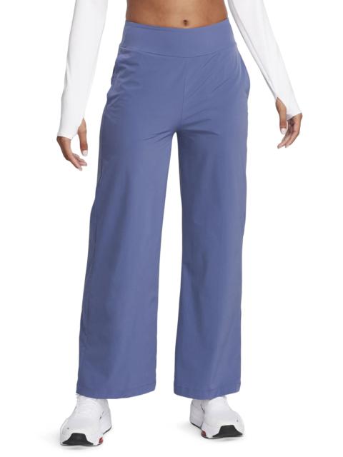 Bliss Dri-FIT Woven Wide Leg Pants in Diffused Blue/Clear